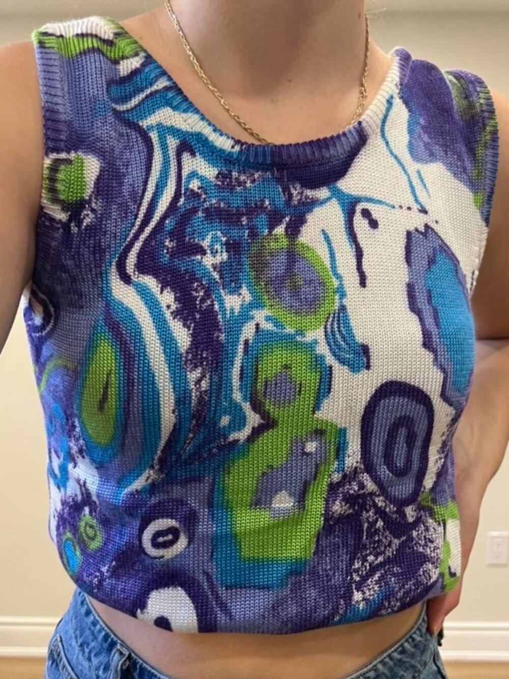 Funky Knit Tank - Picture 3 of 3